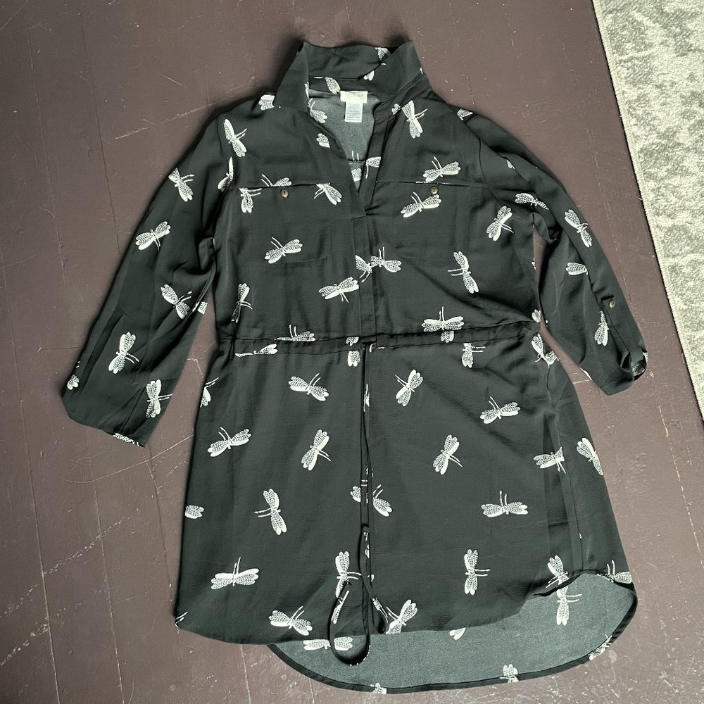 Black Dragonfly Tunic/Dress